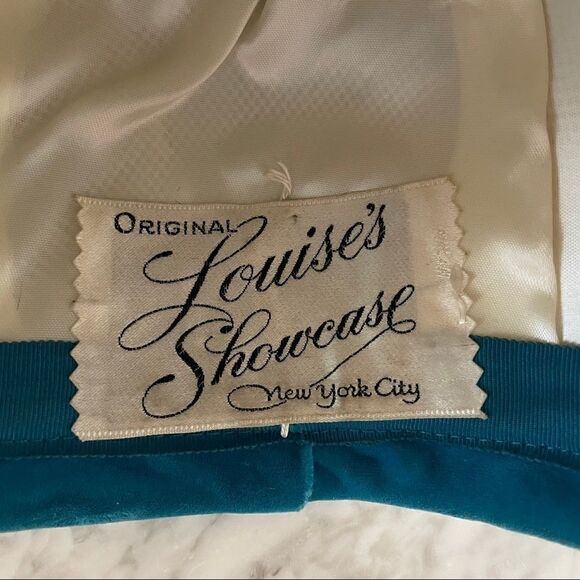 Vintage 40’s Tall Velvet Toque Hat - Picture 6 of 6